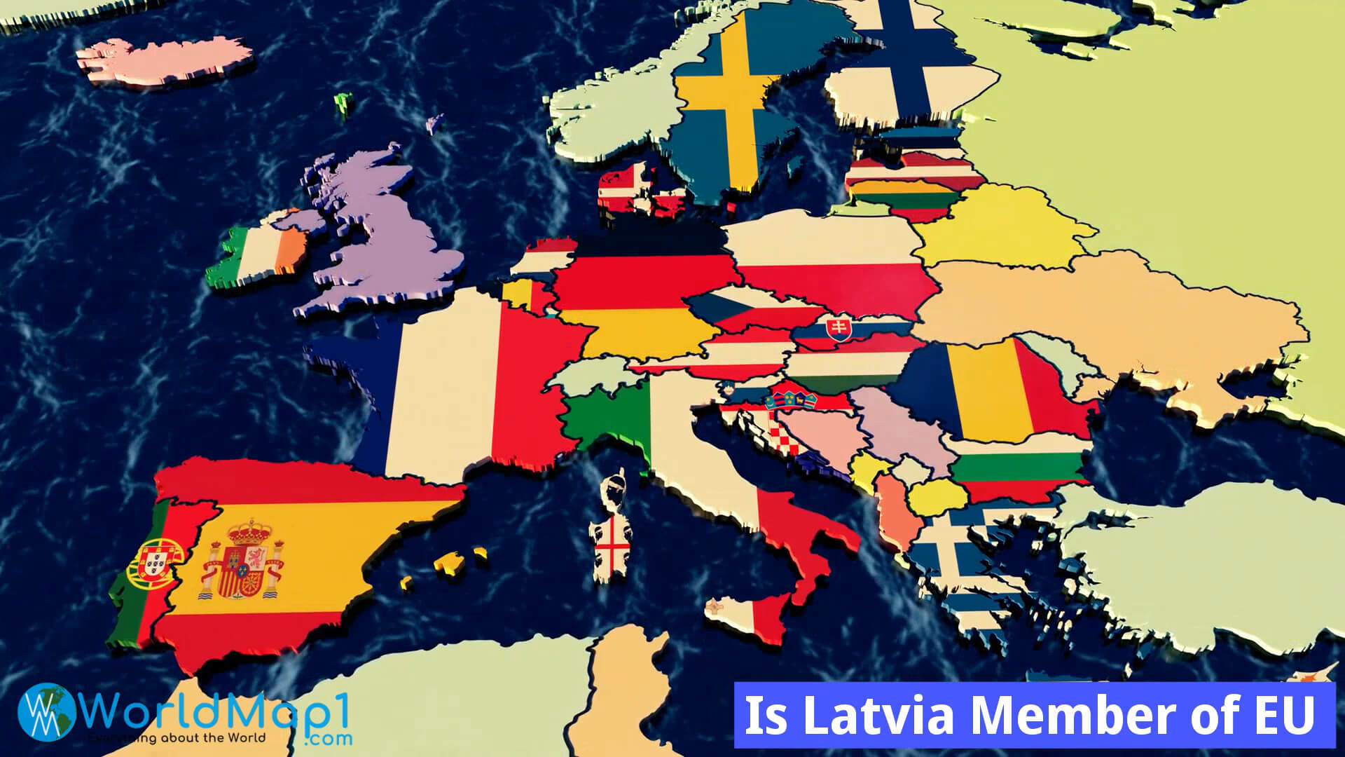 La Lettonie est-elle membre de l'UE et carte